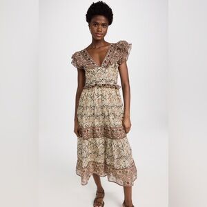 Sea Marlee print flutter sleeve dress-nwt